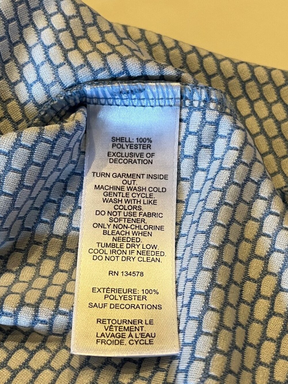 Vineyard Vines Sankaty Performance 1/4 Zip Pullover Heathered Blue - Men's Small - Picture 9 of 10